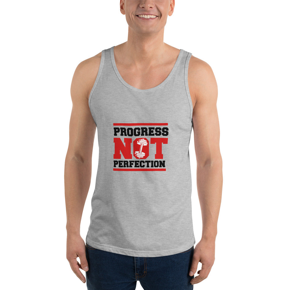 PROGRESS NOT PERFECTION - Unisex Tank Top