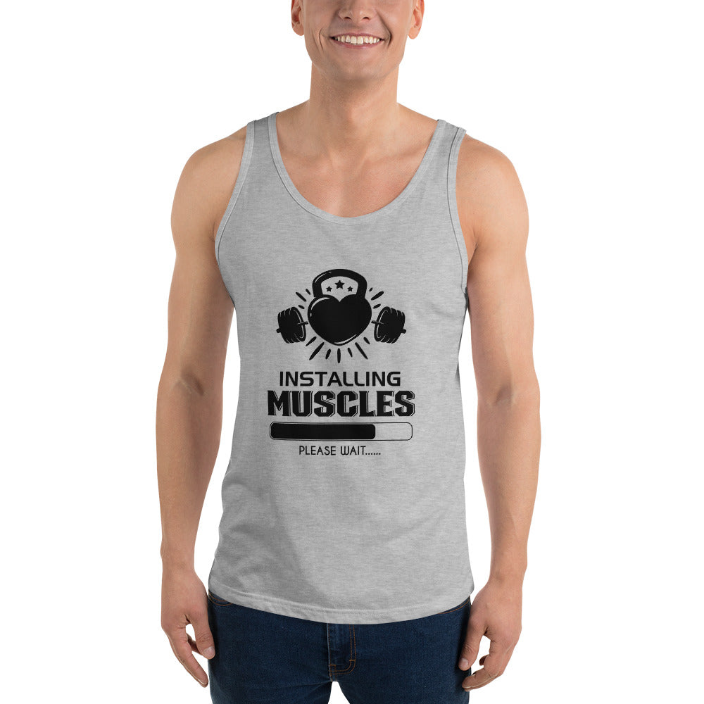 INSTALLING MUSCLES - Unisex Tank Top