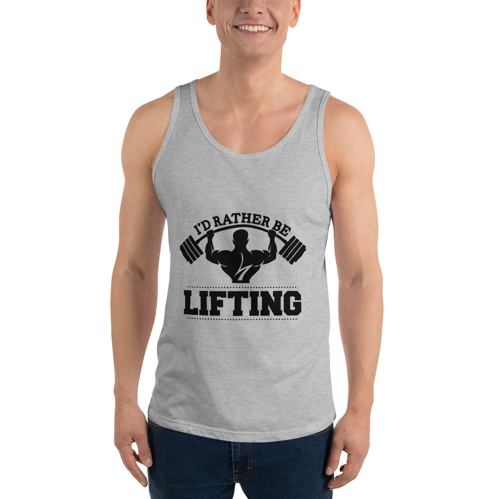 I'D RATHER BE LIFTING - Unisex Tank Top