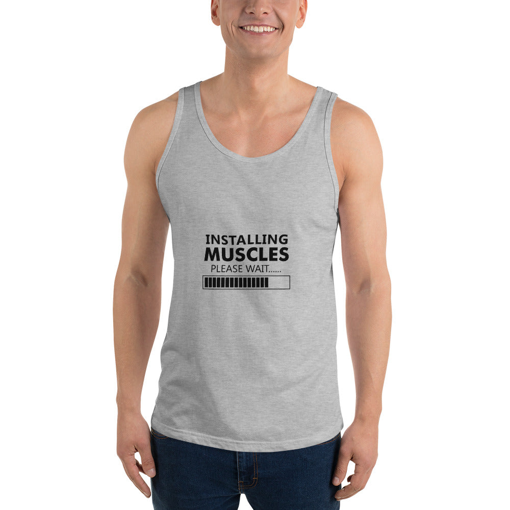 INSTALLING MUSCLES - Unisex Tank Top