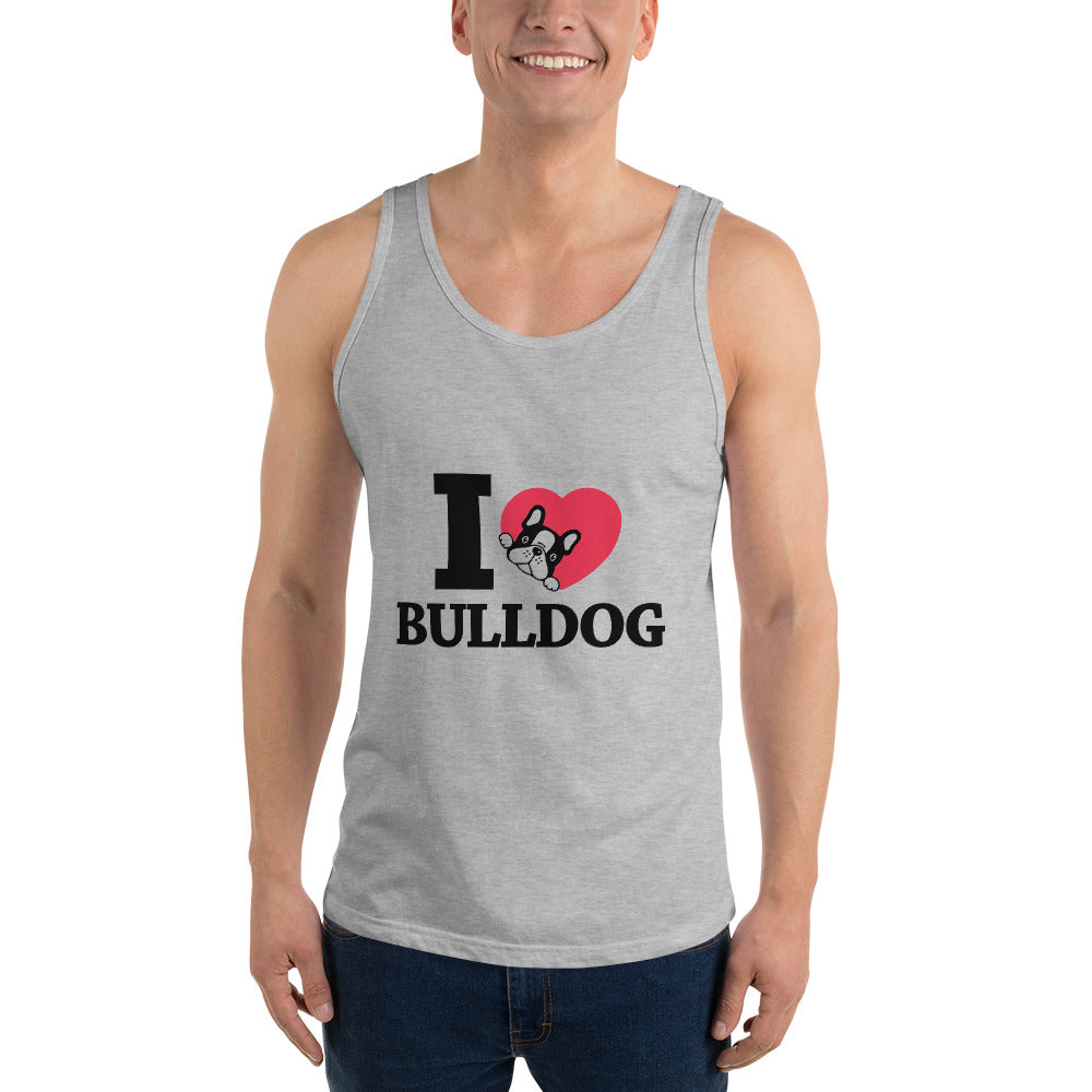 I LOVE BULLDOG - Unisex Tank Top
