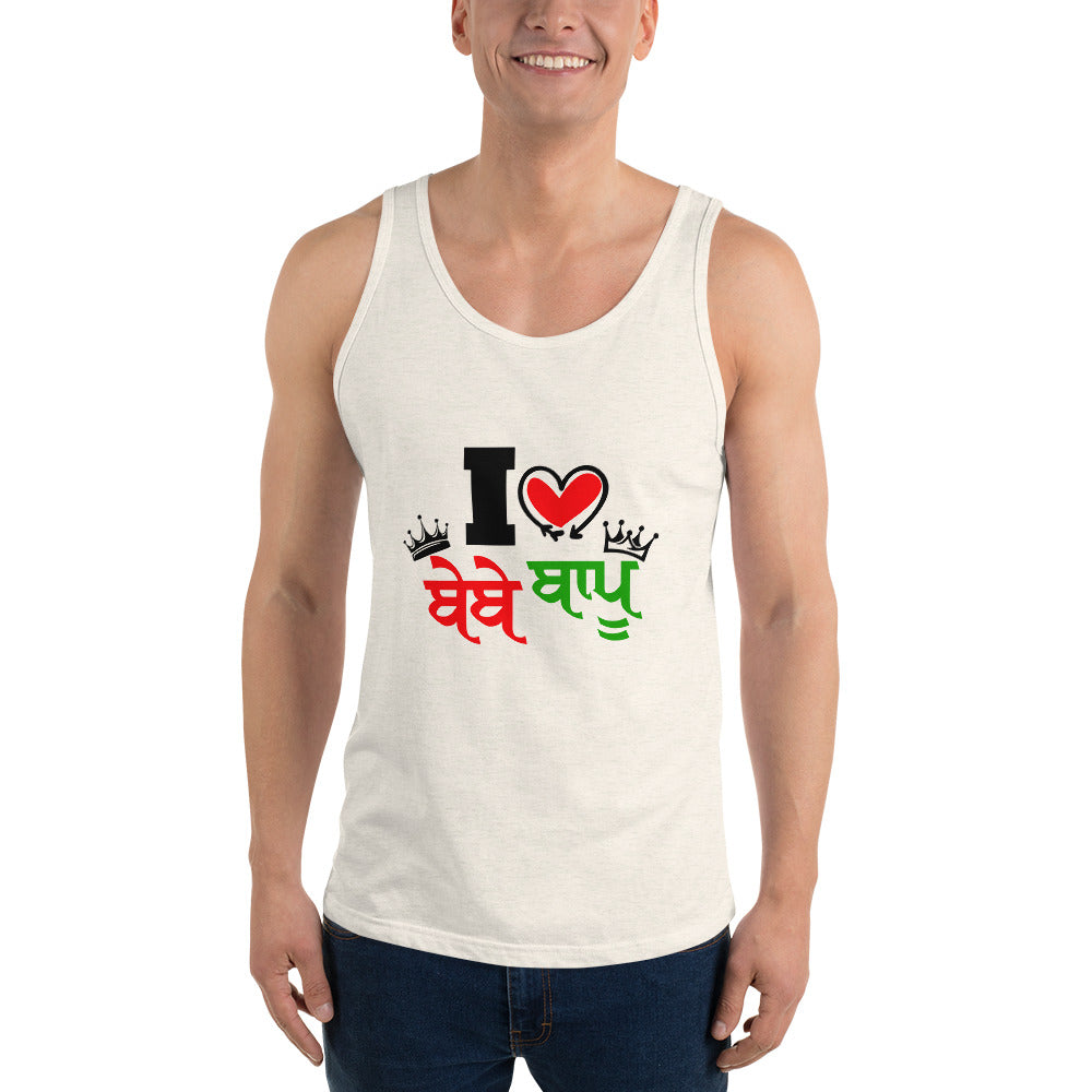 I LOVE BEBE BAPU - Unisex Tank Top