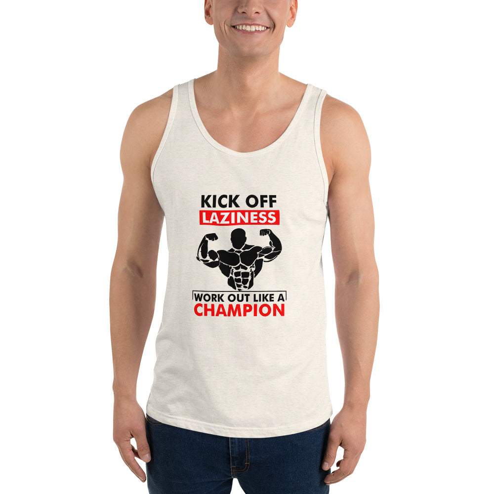 KICK OFF LAZINESS - Unisex Tank Top