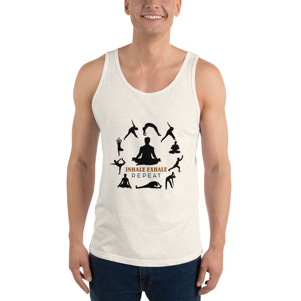 INHALE EXHALE REPEAT - Unisex Tank Top