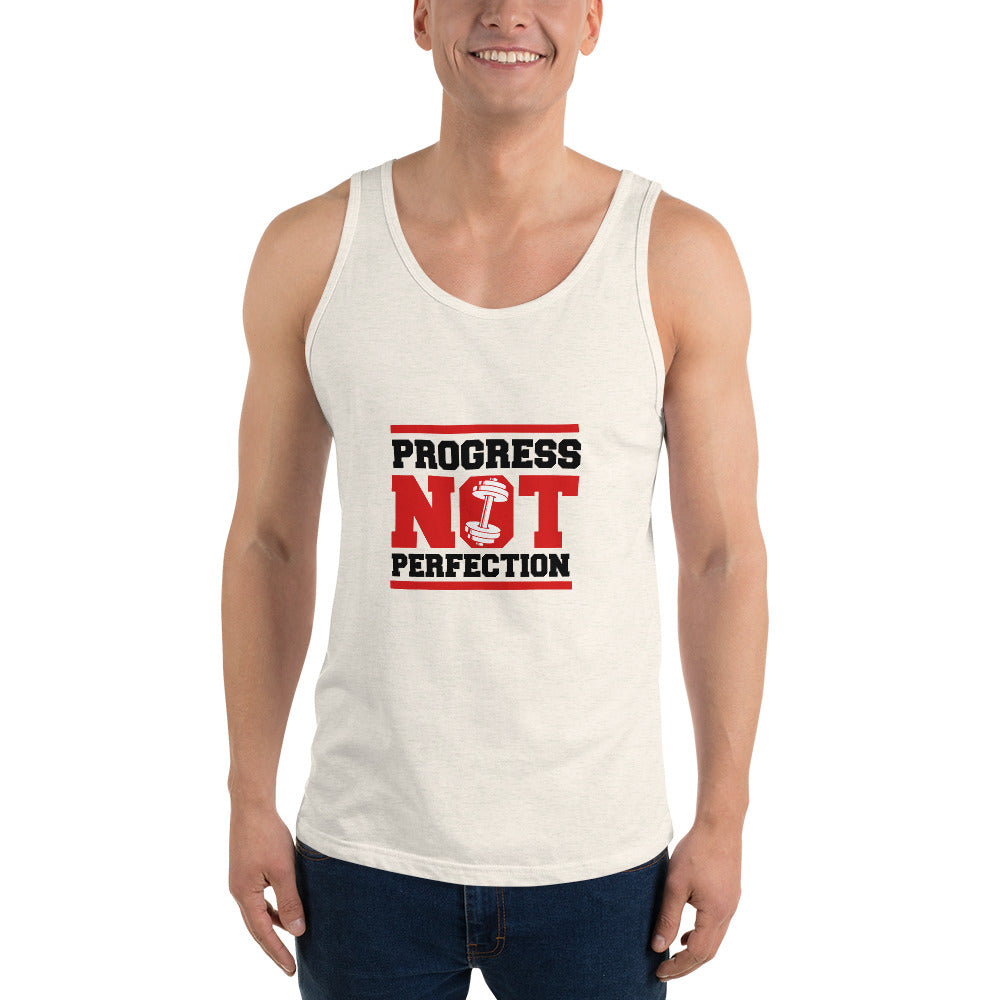 PROGRESS NOT PERFECTION - Unisex Tank Top
