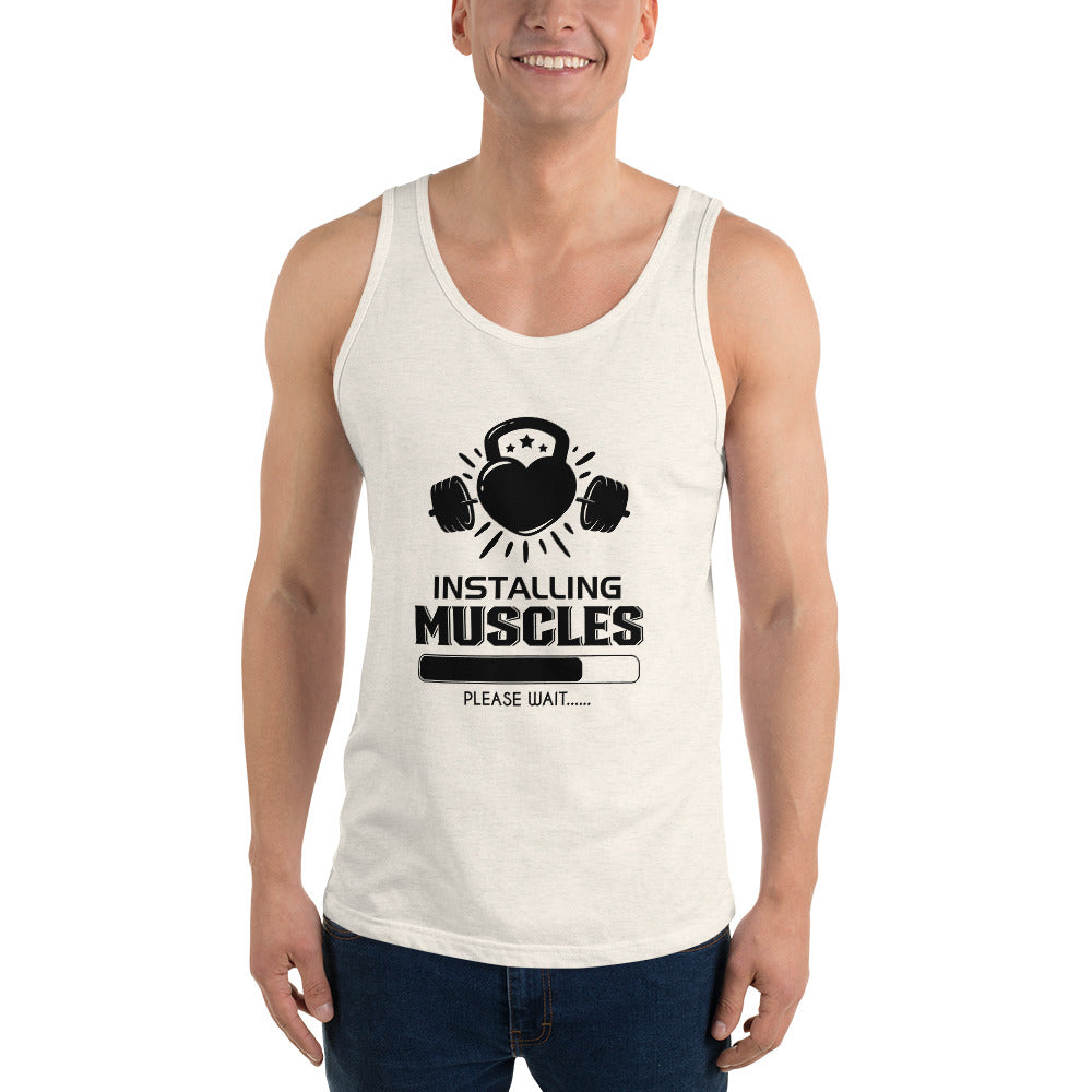 INSTALLING MUSCLES - Unisex Tank Top