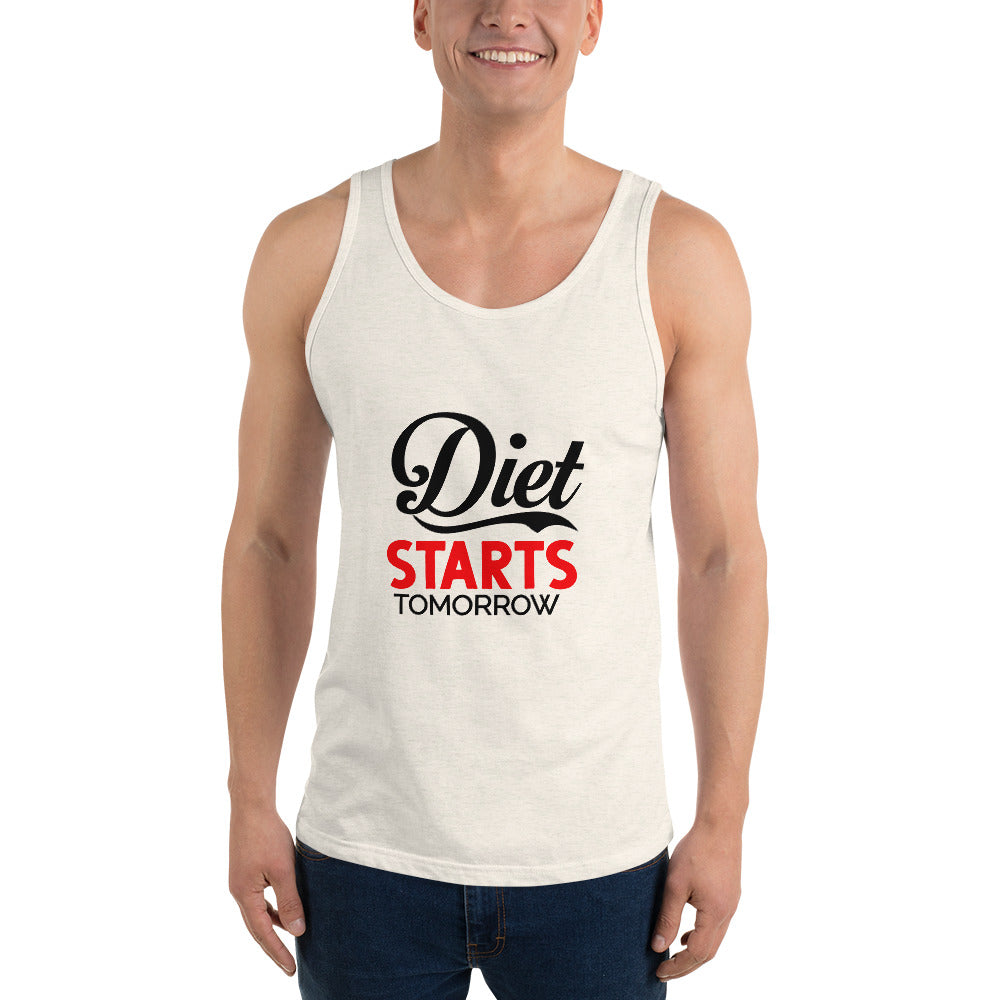 DIET STARTS TOMORROW - Unisex Tank Top