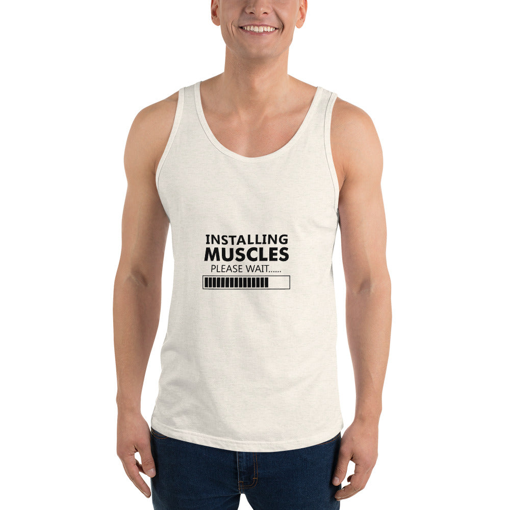 INSTALLING MUSCLES - Unisex Tank Top