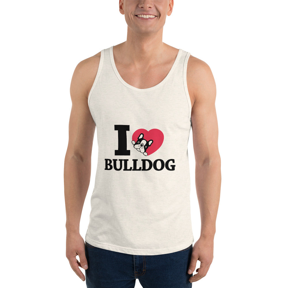 I LOVE BULLDOG - Unisex Tank Top