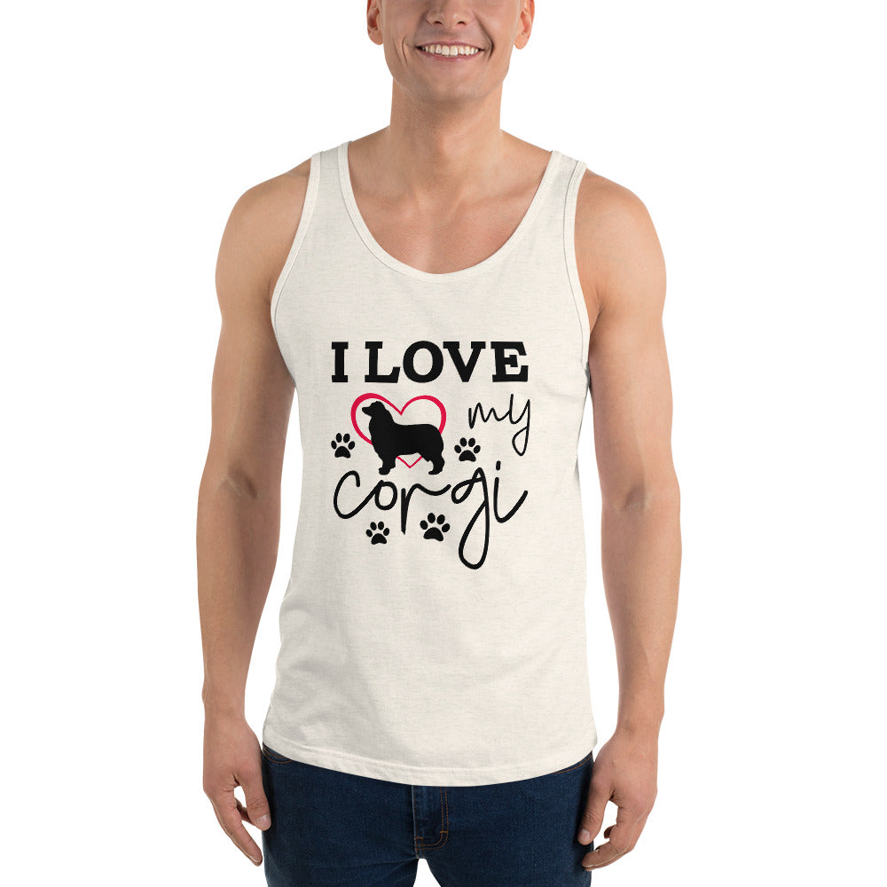 I LOVE MY CORGI - Unisex Tank Top