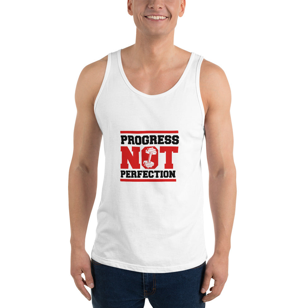 PROGRESS NOT PERFECTION - Unisex Tank Top