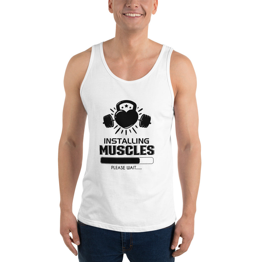 INSTALLING MUSCLES - Unisex Tank Top