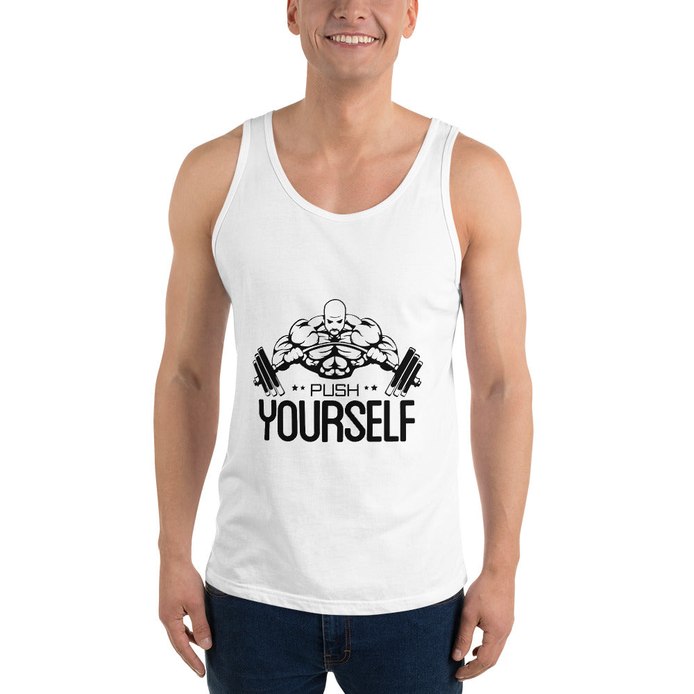 PUSH YOURSELF - Unisex Tank Top