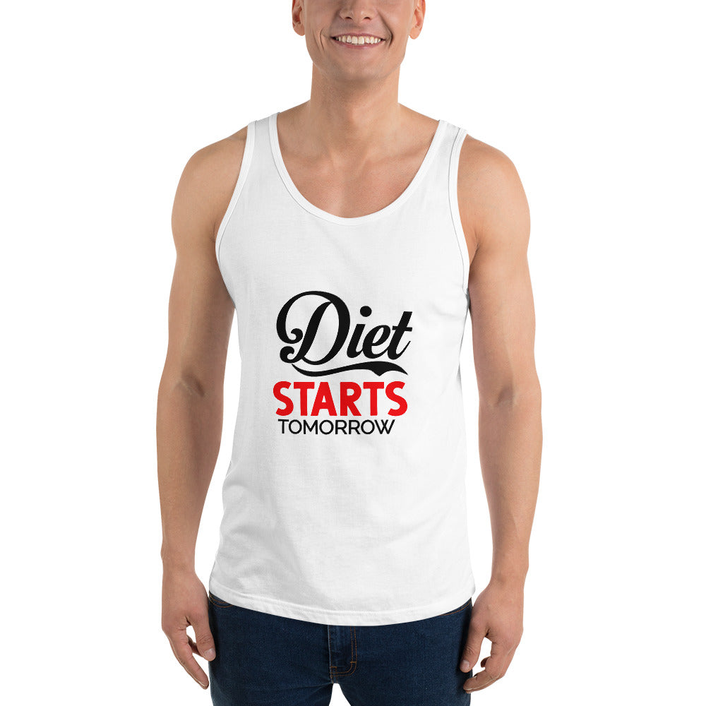 DIET STARTS TOMORROW - Unisex Tank Top