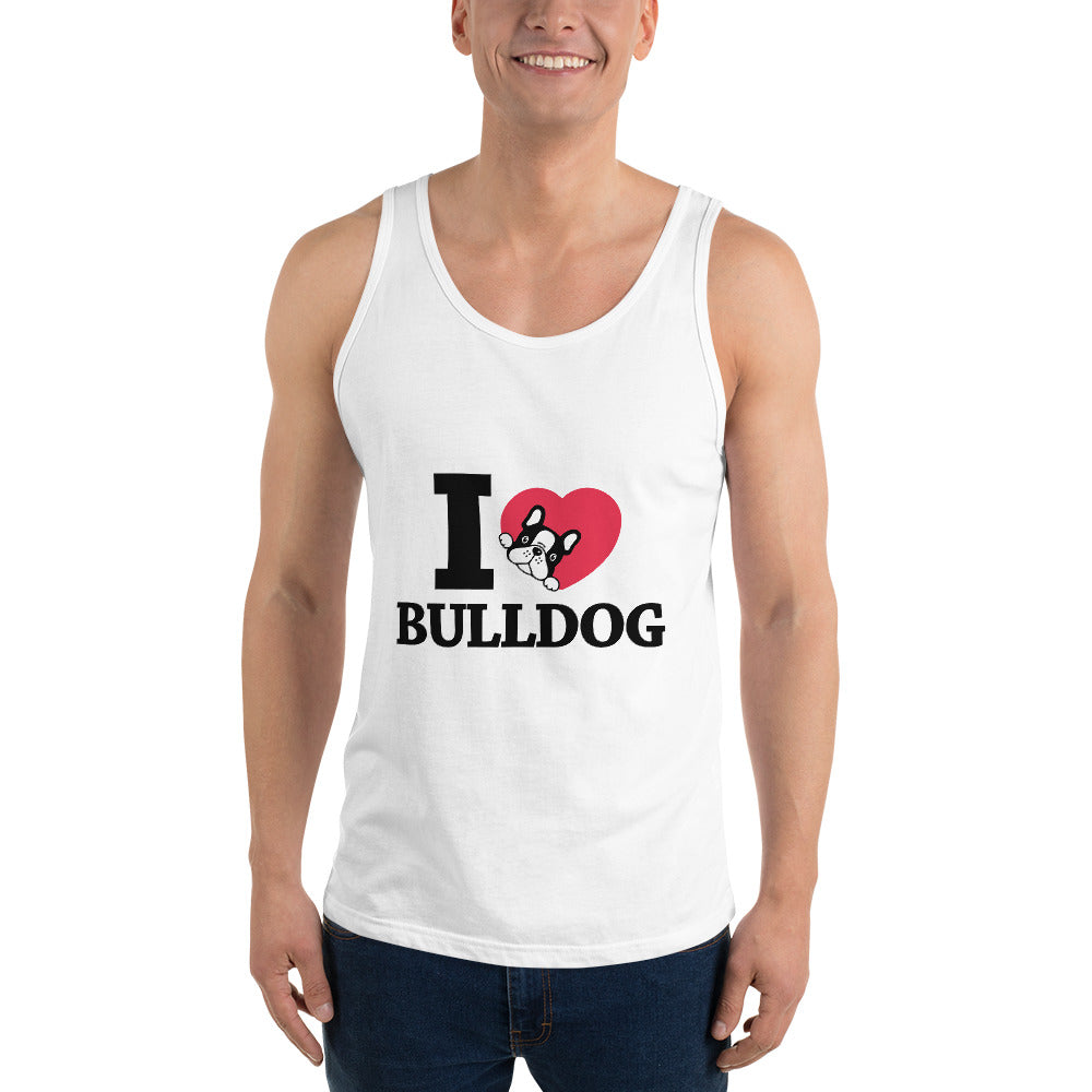 I LOVE BULLDOG - Unisex Tank Top