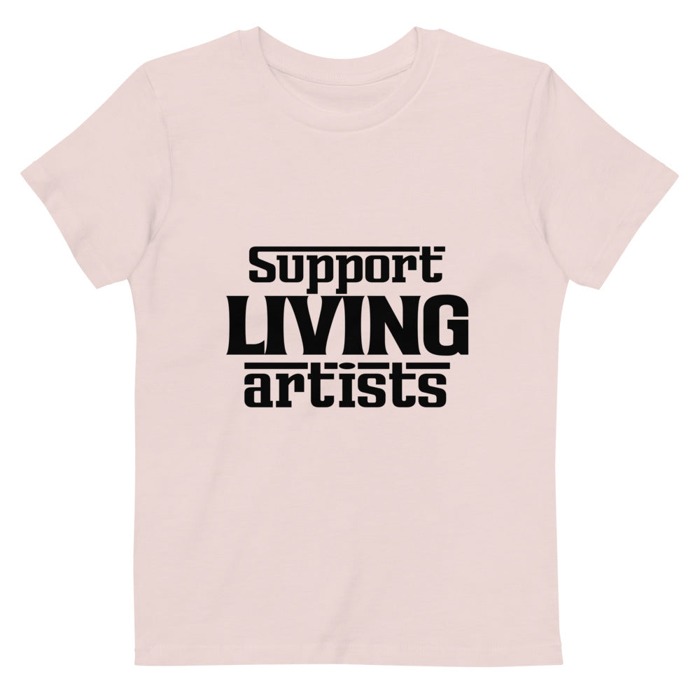 Support living artists- Organic cotton kids t-shirt