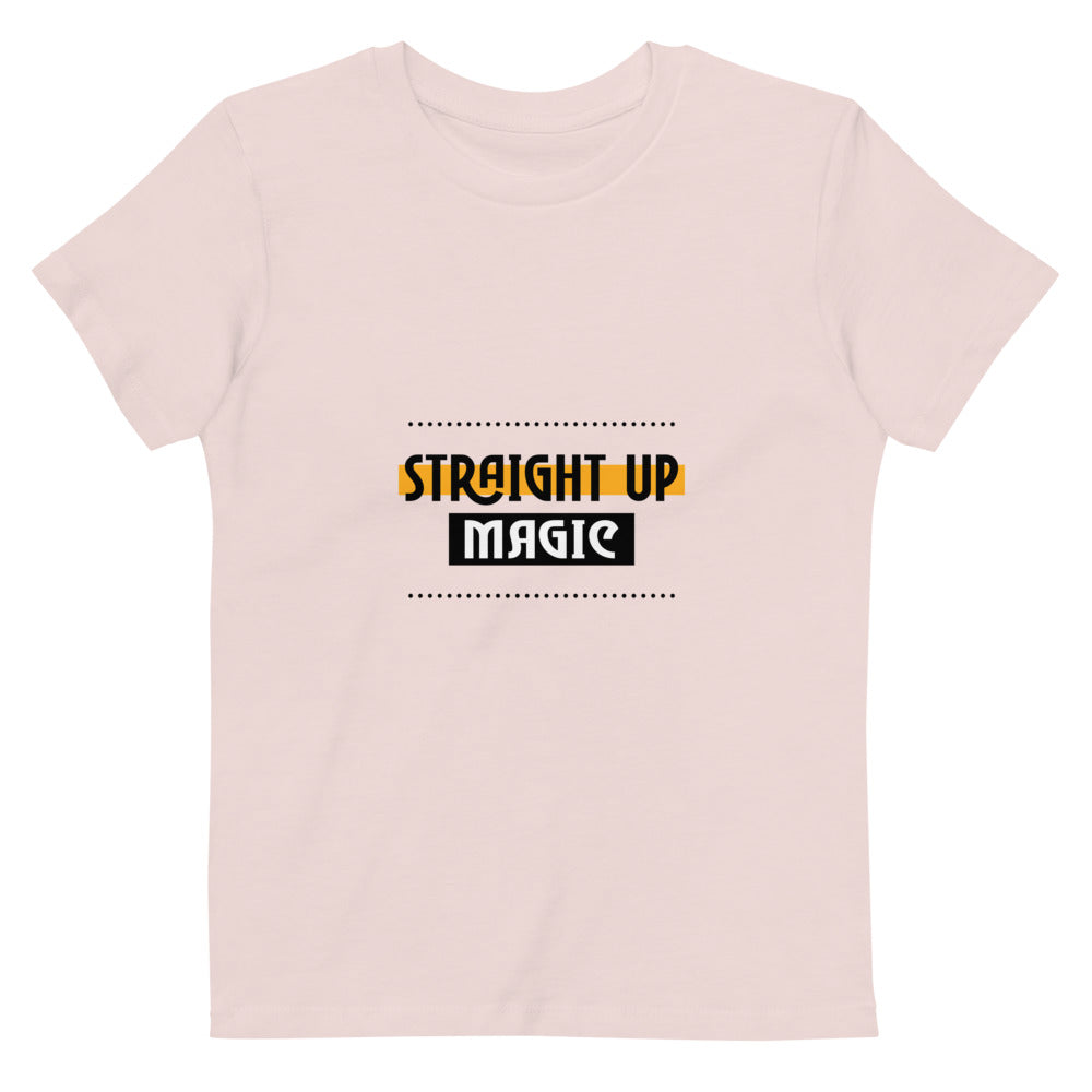 Straight up magic-- Organic cotton kids t-shirt