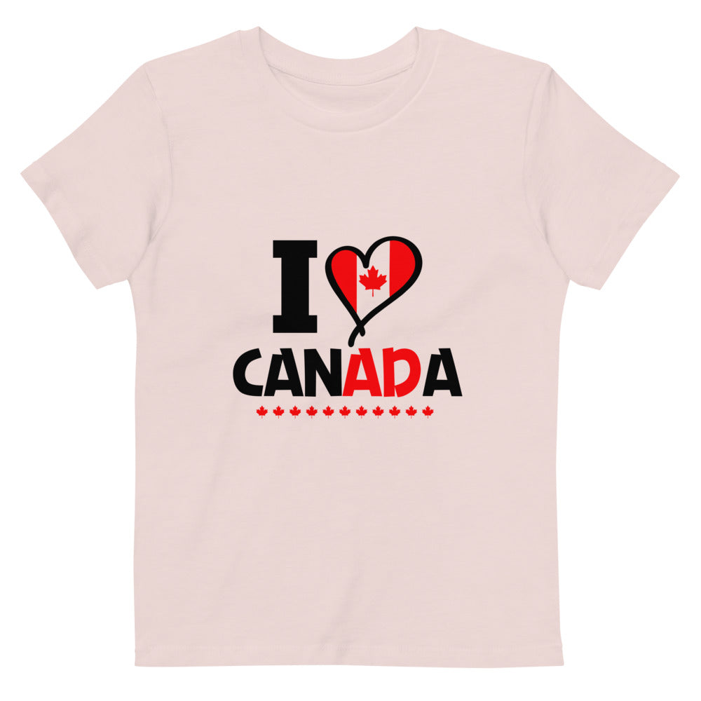 I LOVE CANADA - Organic cotton kids t-shirt