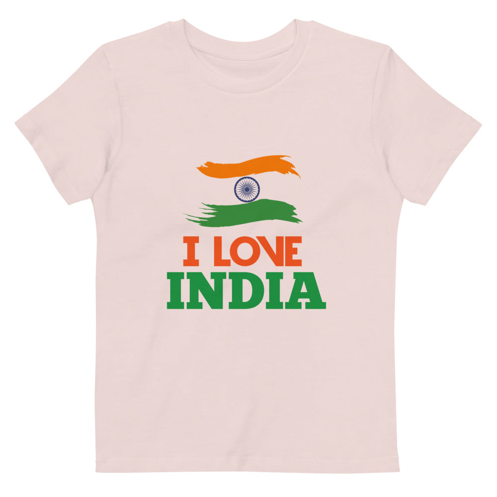 I LOVE INDIA - Organic cotton kids t-shirt