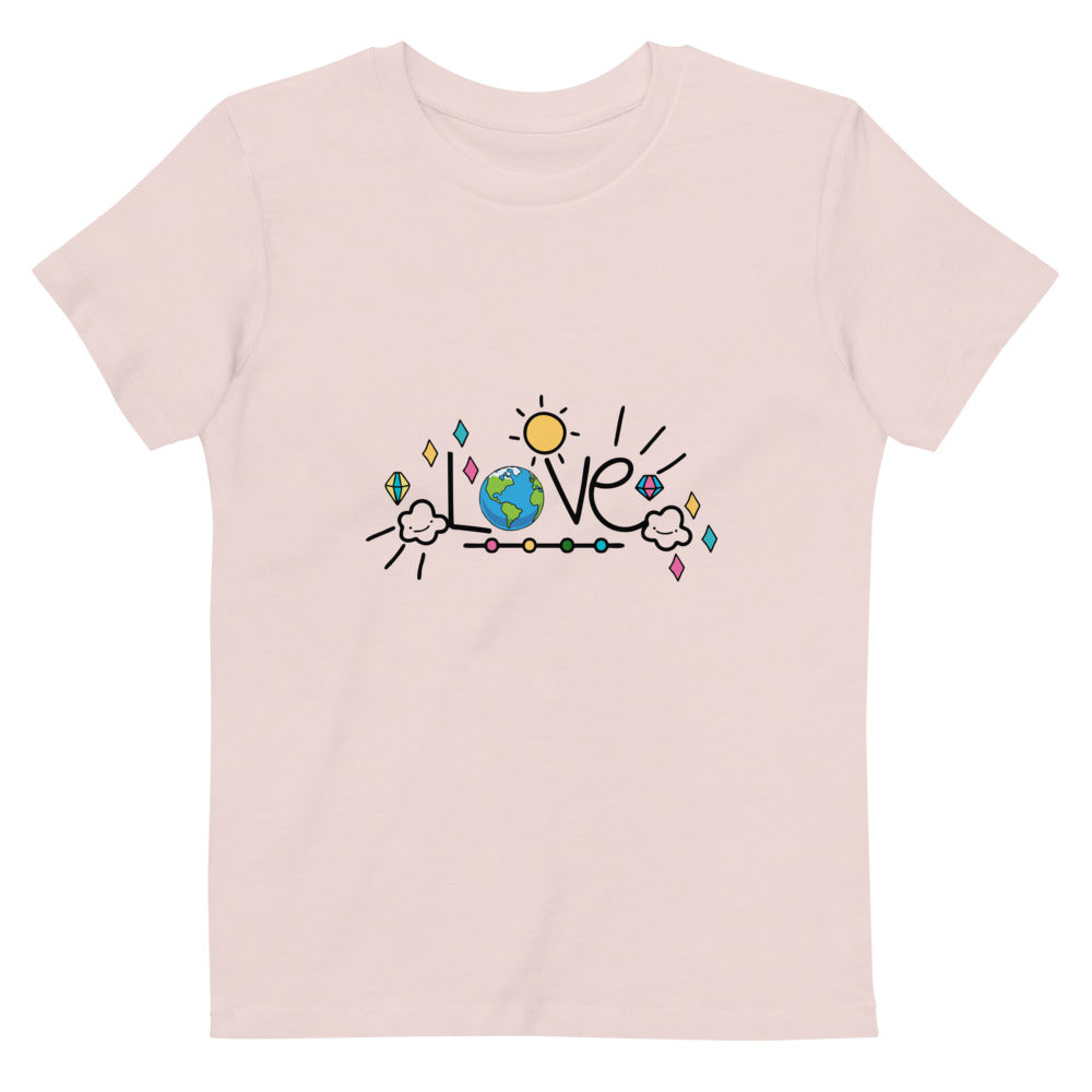 LOVE EARTH - Organic cotton kids t-shirt