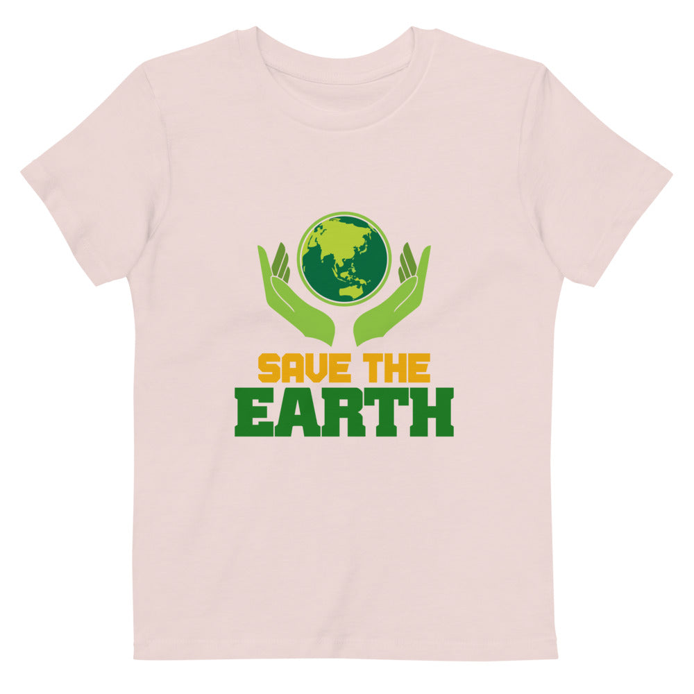 SAVE THE EARTH - Organic cotton kids t-shirt