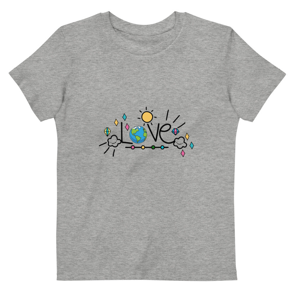 LOVE EARTH - Organic cotton kids t-shirt