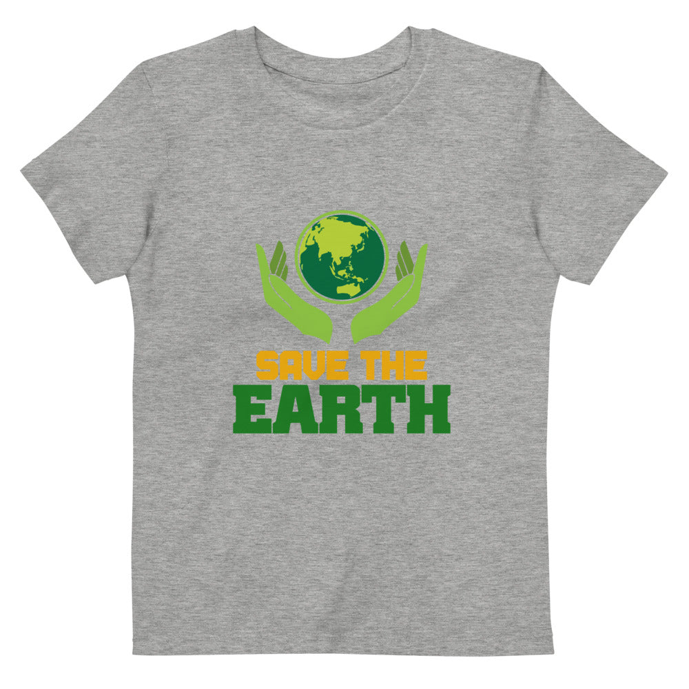 SAVE THE EARTH - Organic cotton kids t-shirt