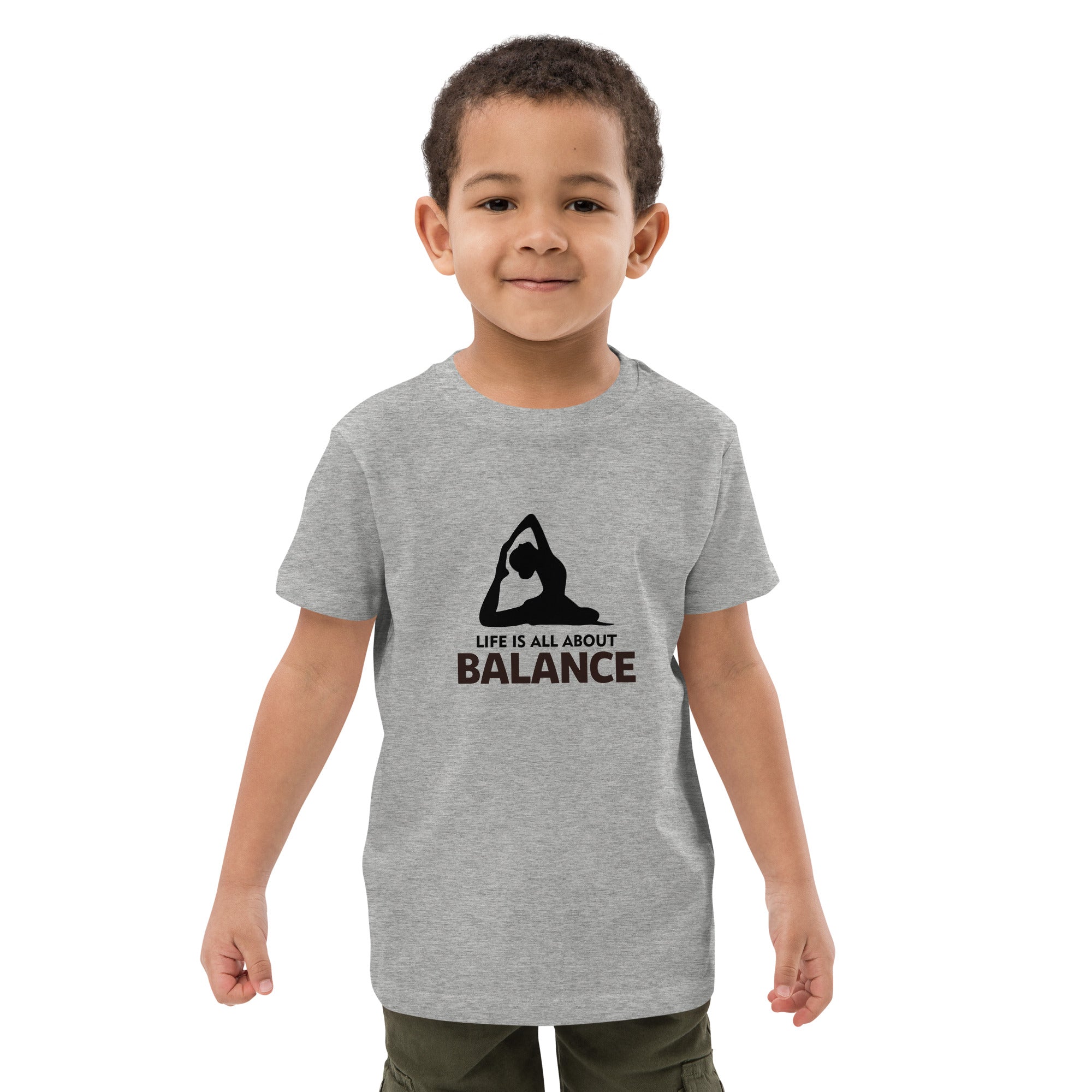 LIFE IS ALL ABOUT BALANCE - Organic cotton kids t-shirt