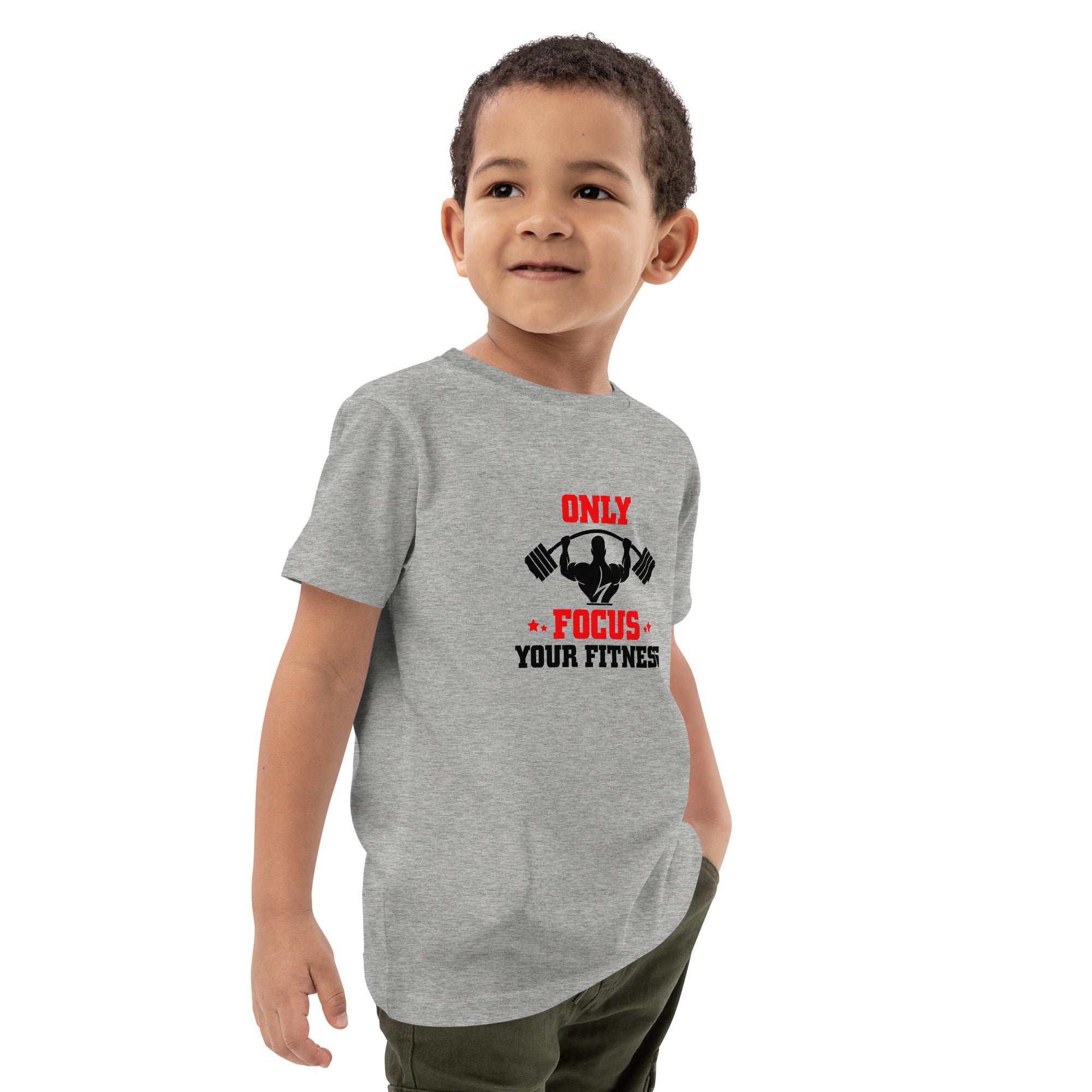 ONLY FOCUS YOUR FITNESS - Organic cotton kids t-shirt