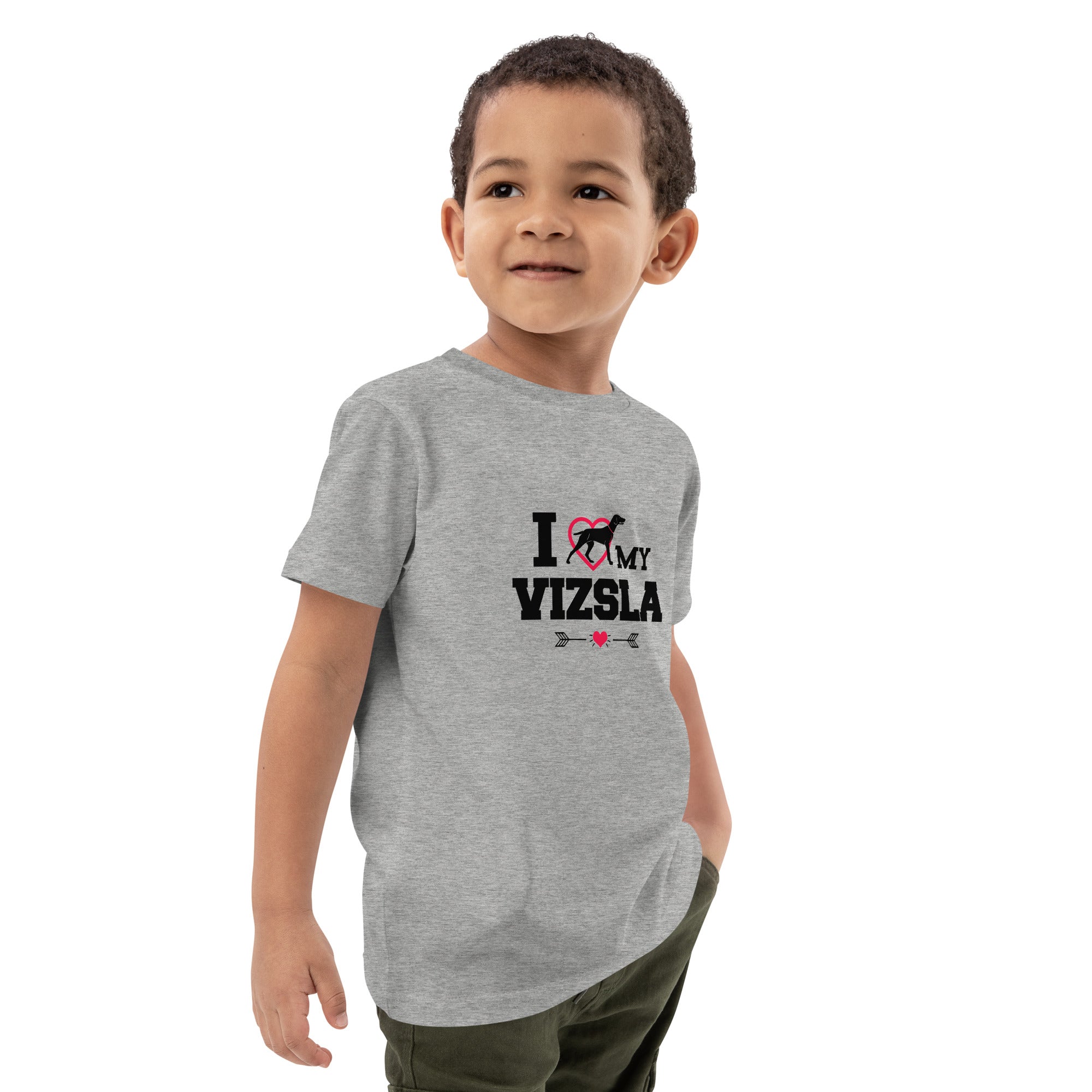 I LOVE MY VIZSLA - Organic cotton kids t-shirt