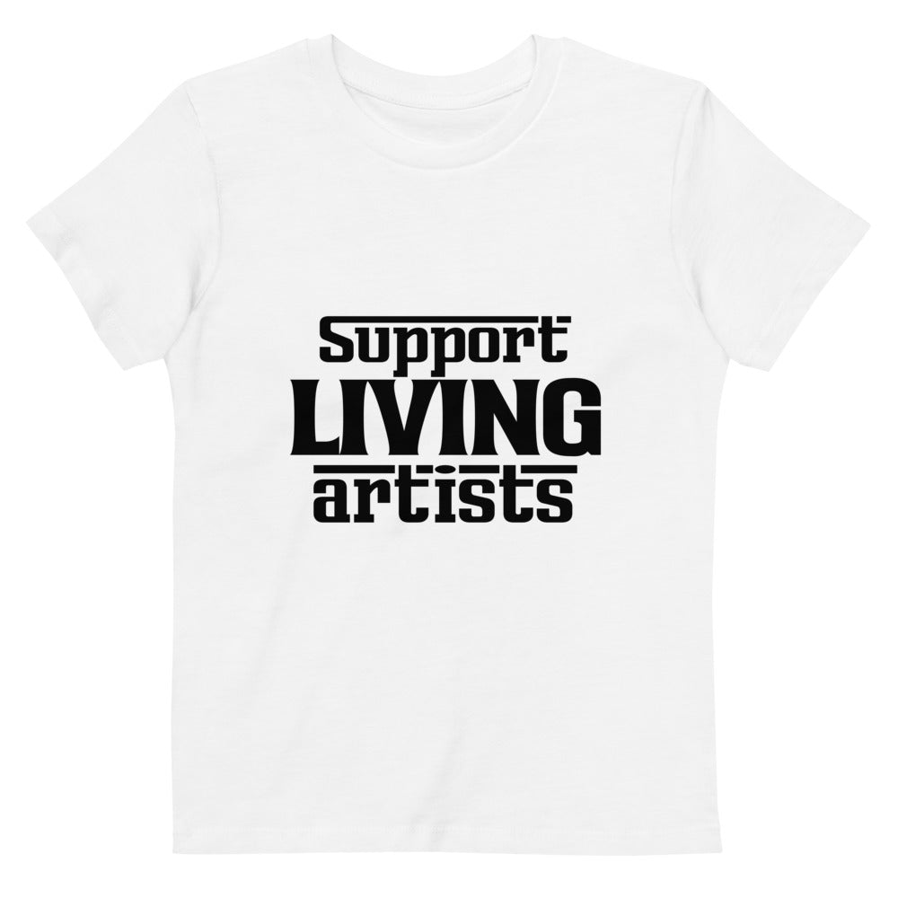 Support living artists- Organic cotton kids t-shirt