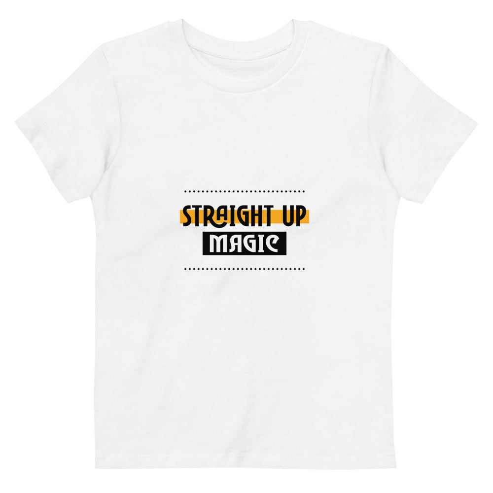 Straight up magic-- Organic cotton kids t-shirt