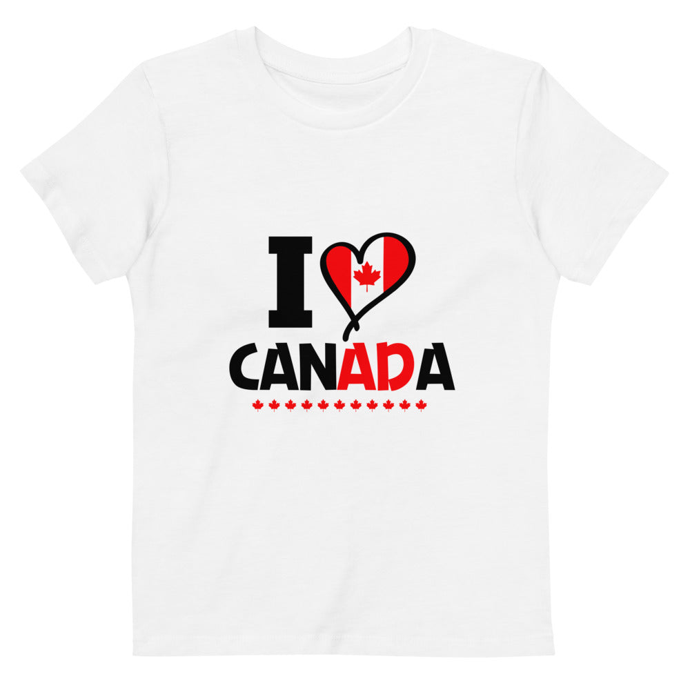 I LOVE CANADA - Organic cotton kids t-shirt