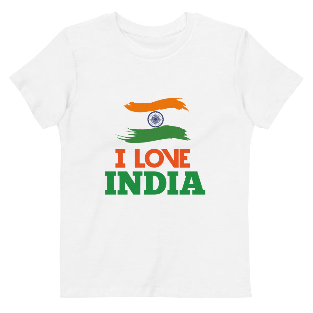 I LOVE INDIA - Organic cotton kids t-shirt