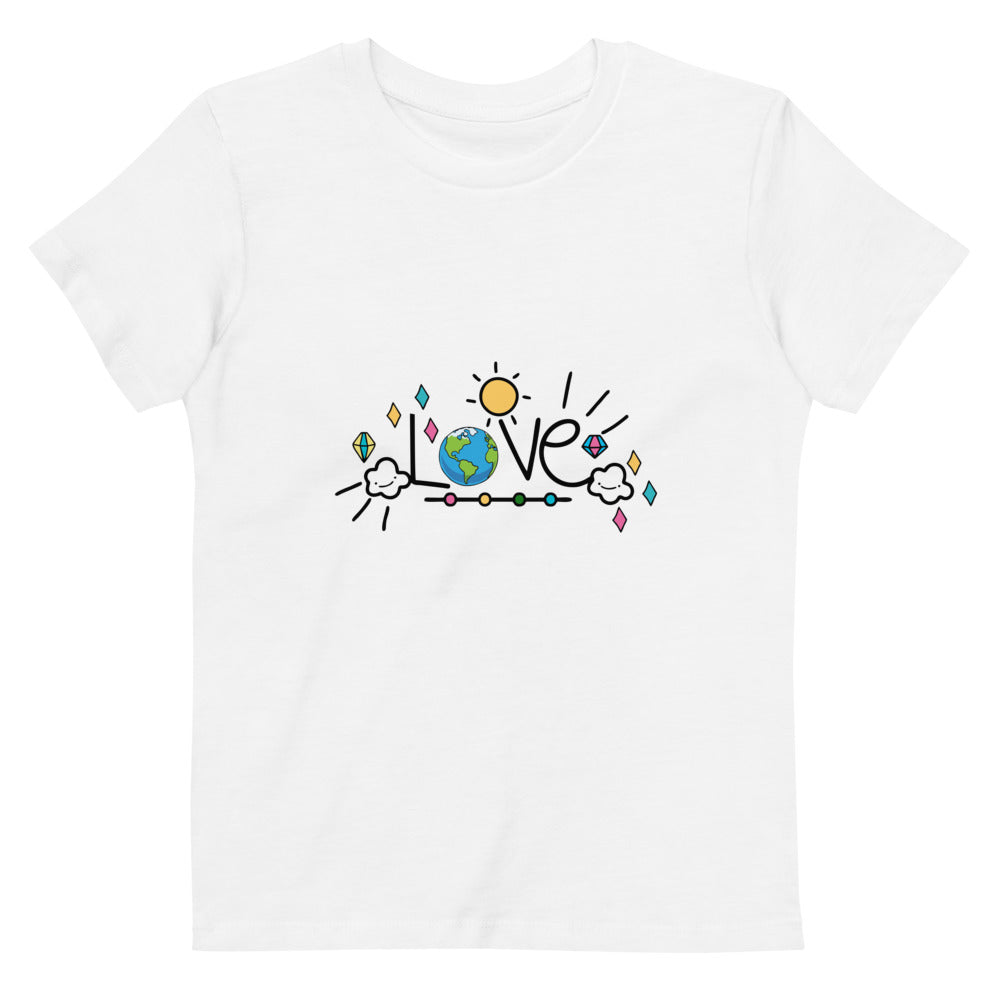 LOVE EARTH - Organic cotton kids t-shirt