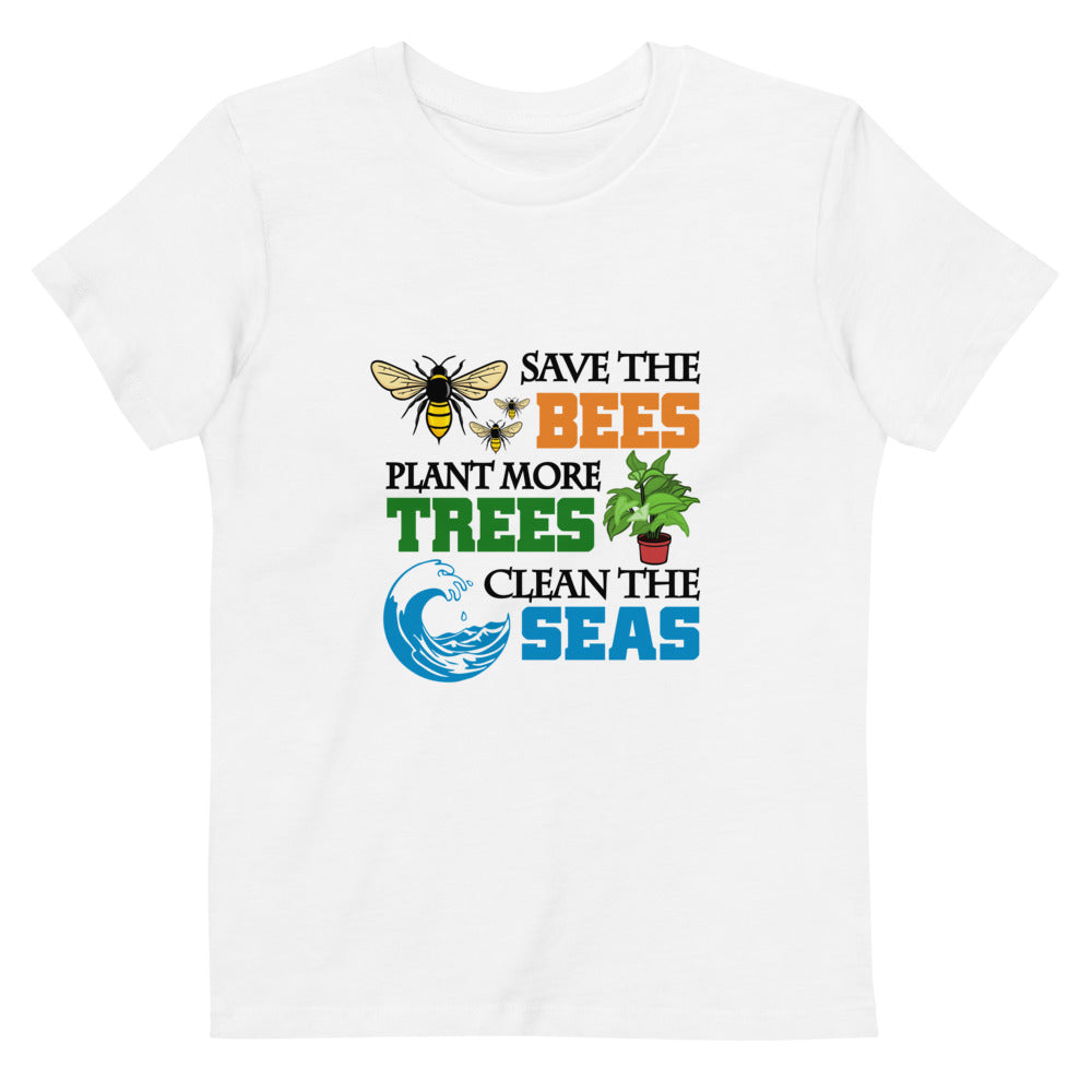 SAVE THE BEES - Organic cotton kids t-shirt