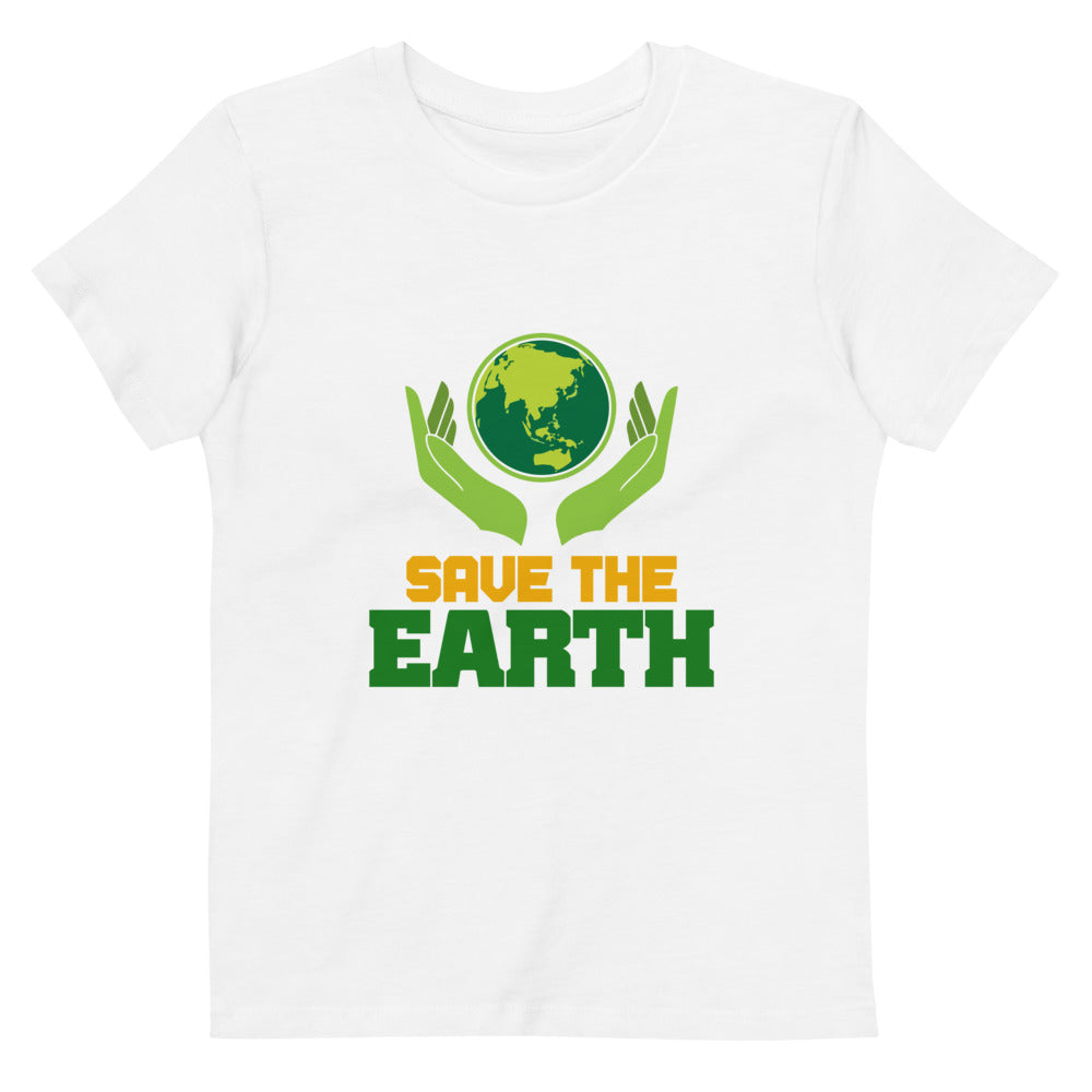 SAVE THE EARTH - Organic cotton kids t-shirt