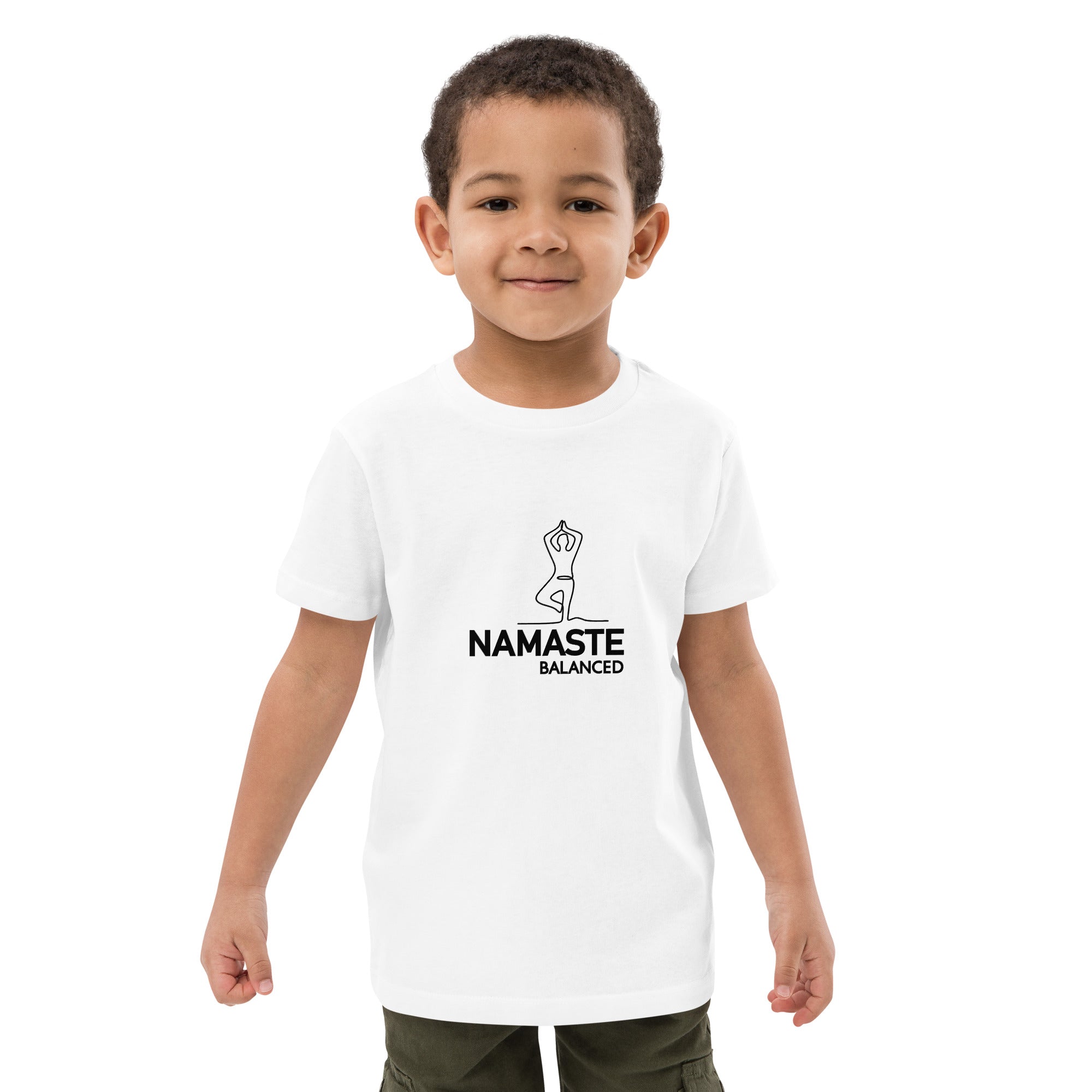 NAMASTE BALANCED - Organic cotton kids t-shirt