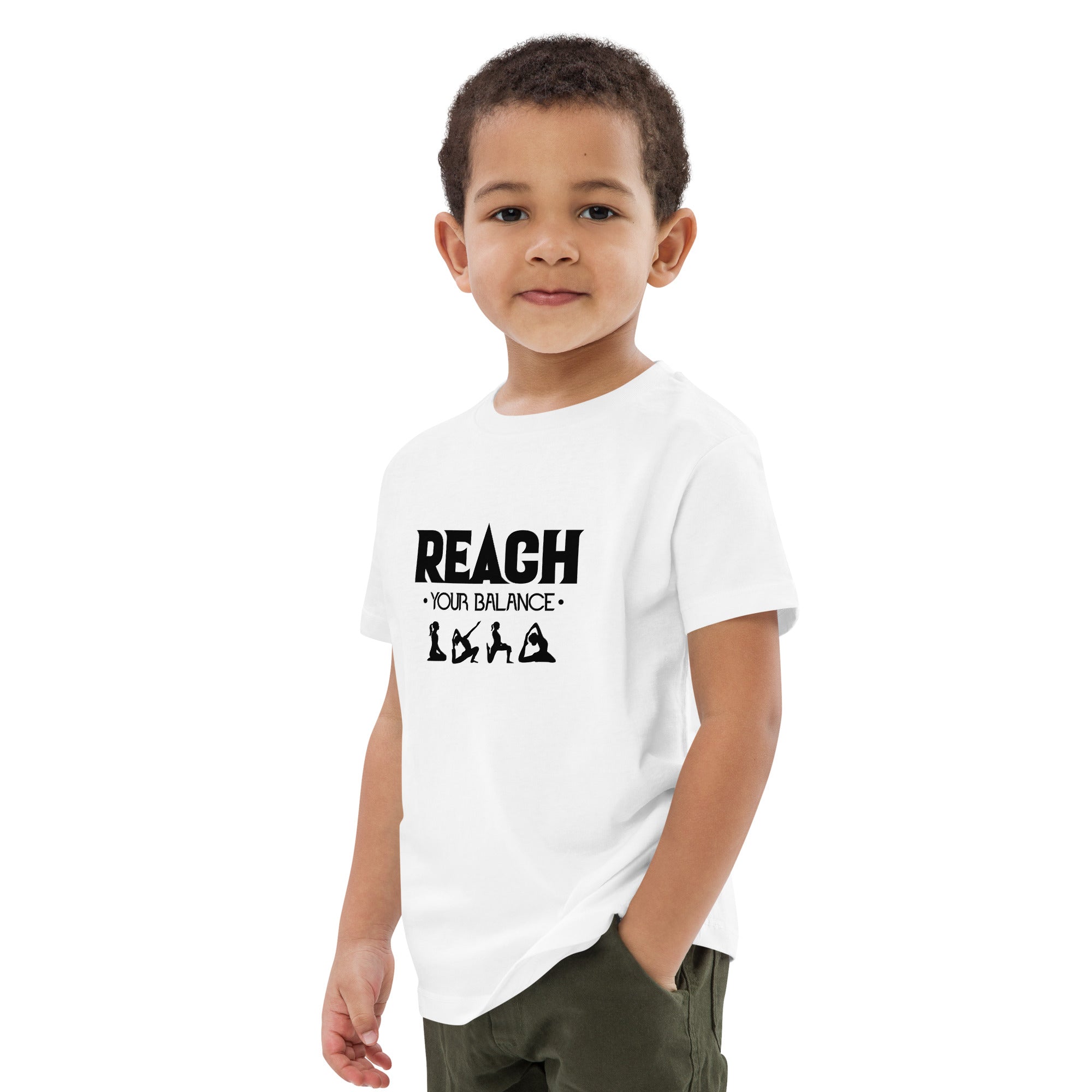 REACH YOUR BALANCE - Organic cotton kids t-shirt