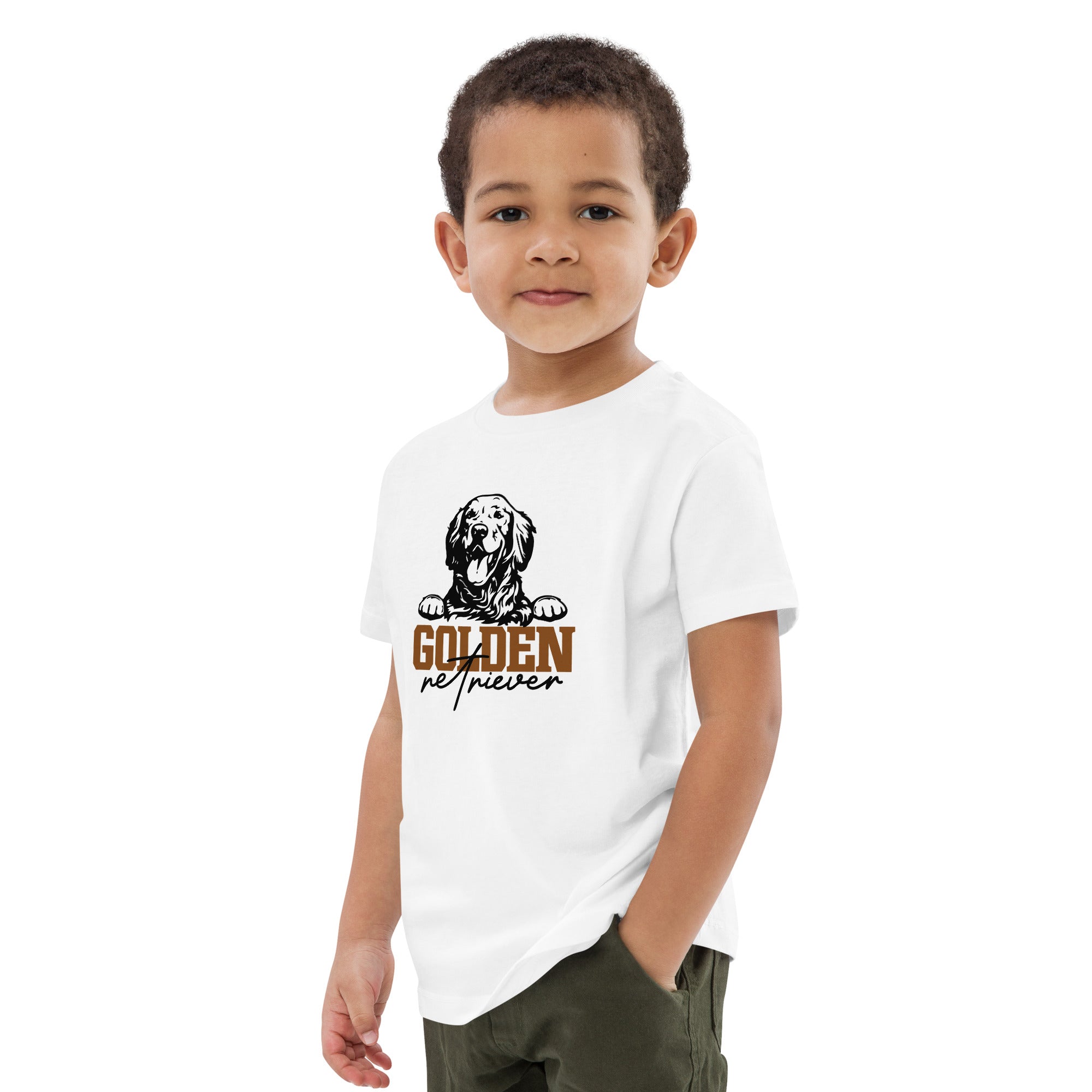 GOLDEN RETRIEVER - Organic cotton kids t-shirt