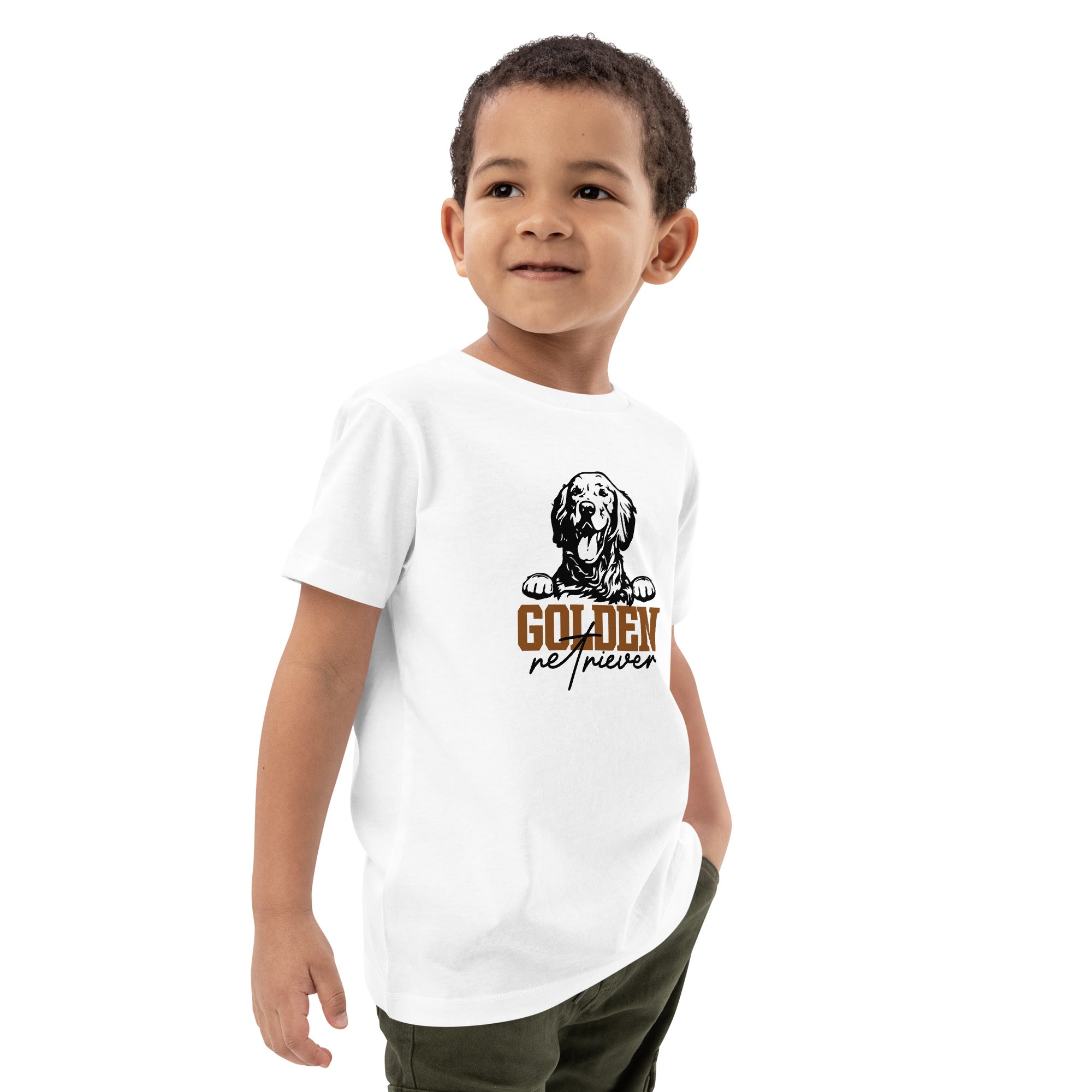 GOLDEN RETRIEVER - Organic cotton kids t-shirt