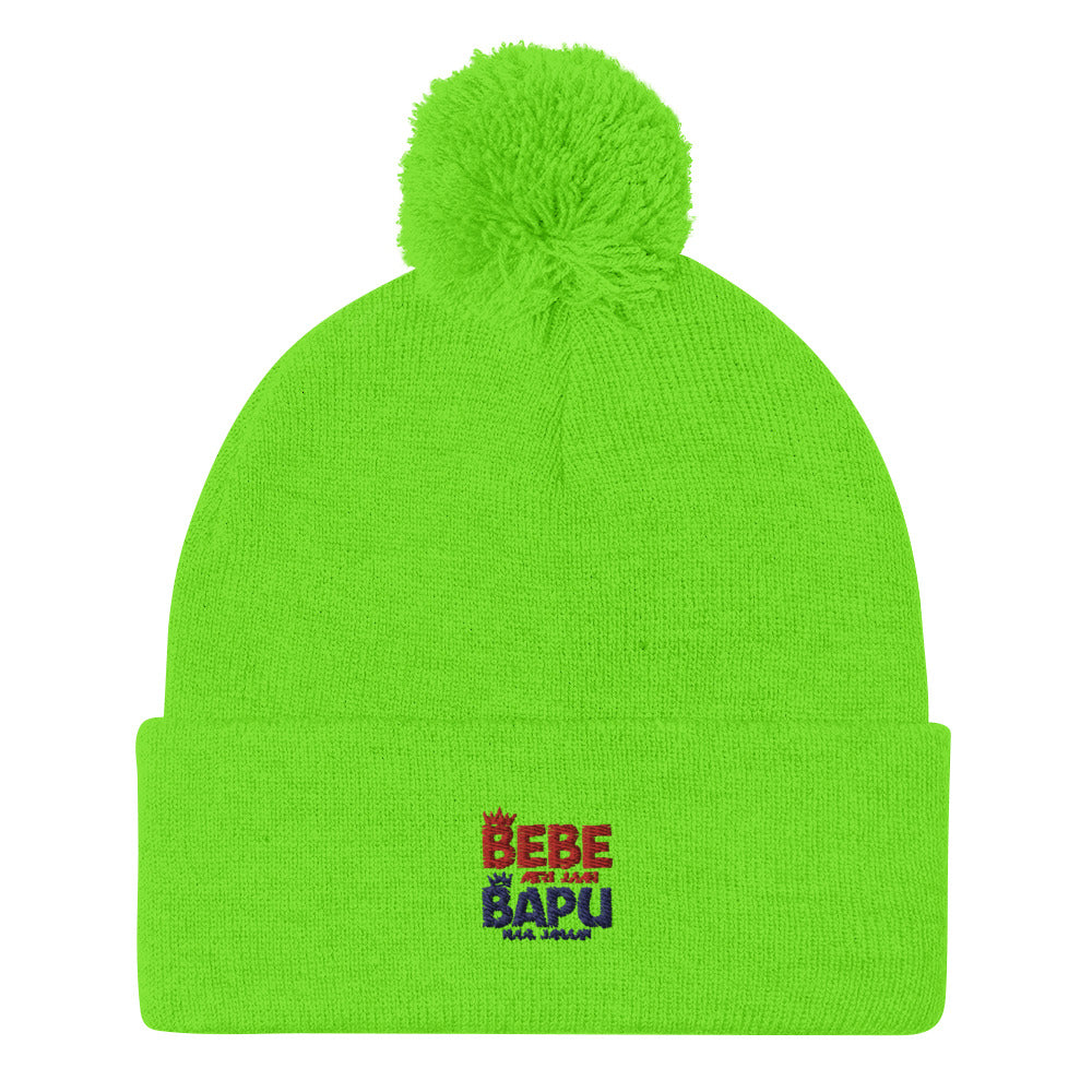 BEBE MERI JAAN BAPU NAAL JAHAAN - Pom-Pom Beanie