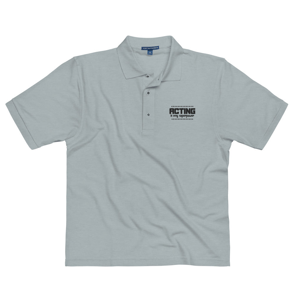 ACTING IS MY SUPERPOWER - Men's Premium Polo