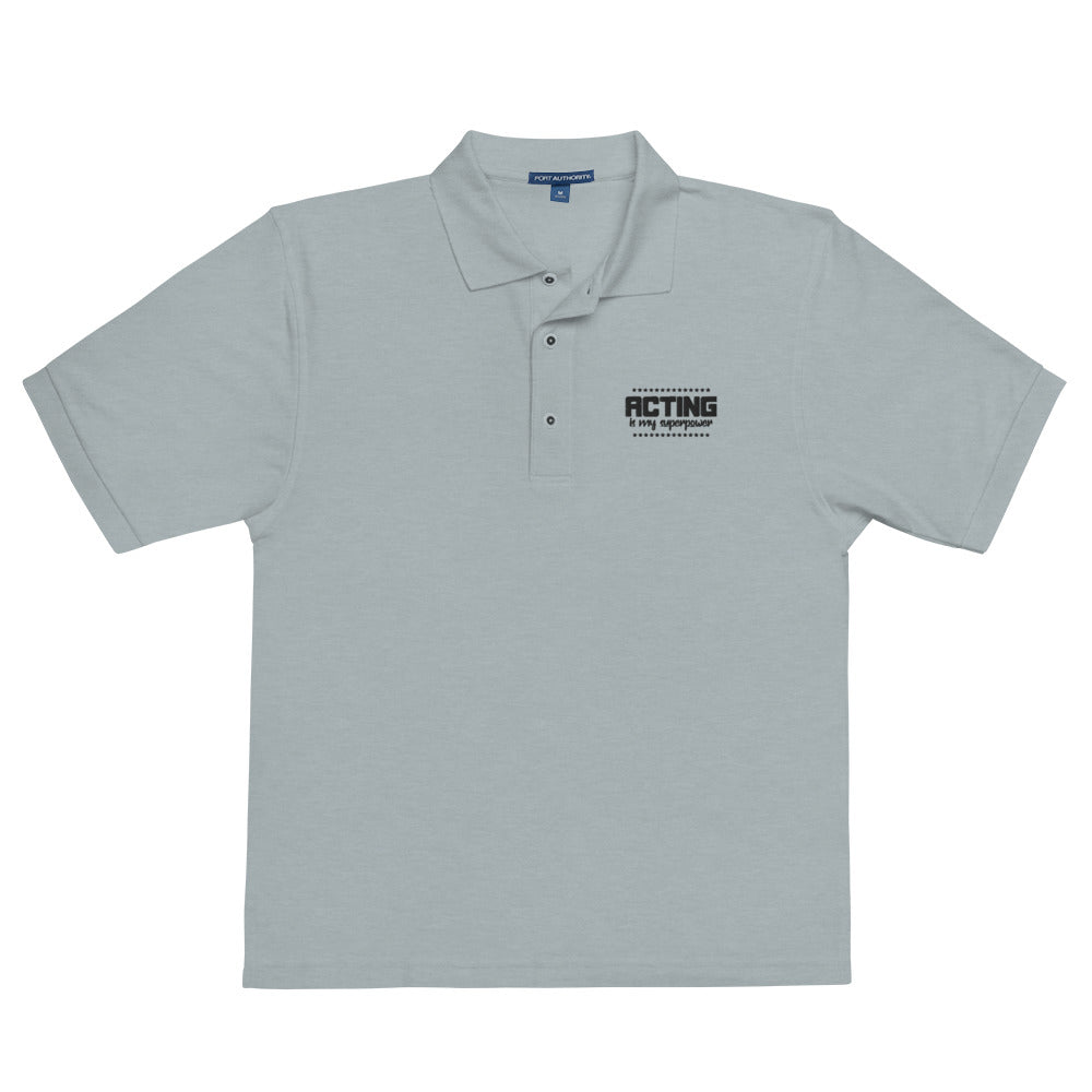 ACTING IS MY SUPERPOWER - Men's Premium Polo