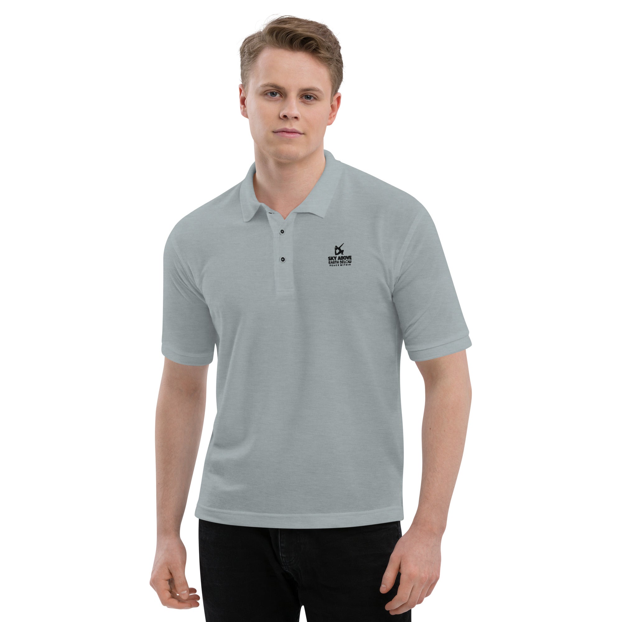 SKY ABOVE EARTH BELOW - Men's Premium Polo