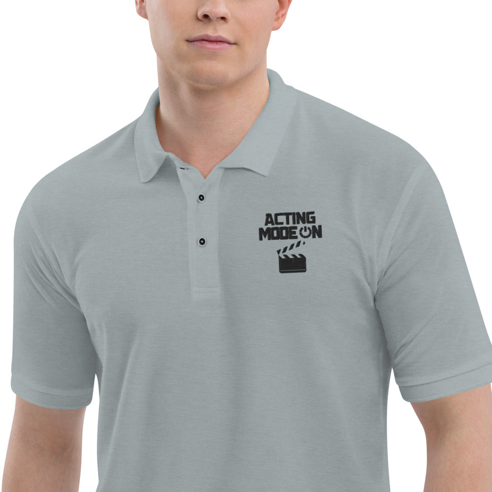 ACTING MODE ON - Men's Premium Polo