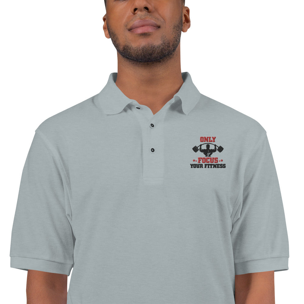 ONLY FOCUS YOUR FITNESS - Men's Premium Polo