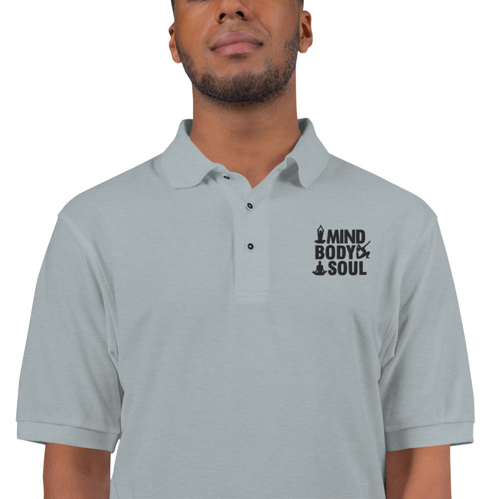 MIND BODY SOUL - Men's Premium Polo