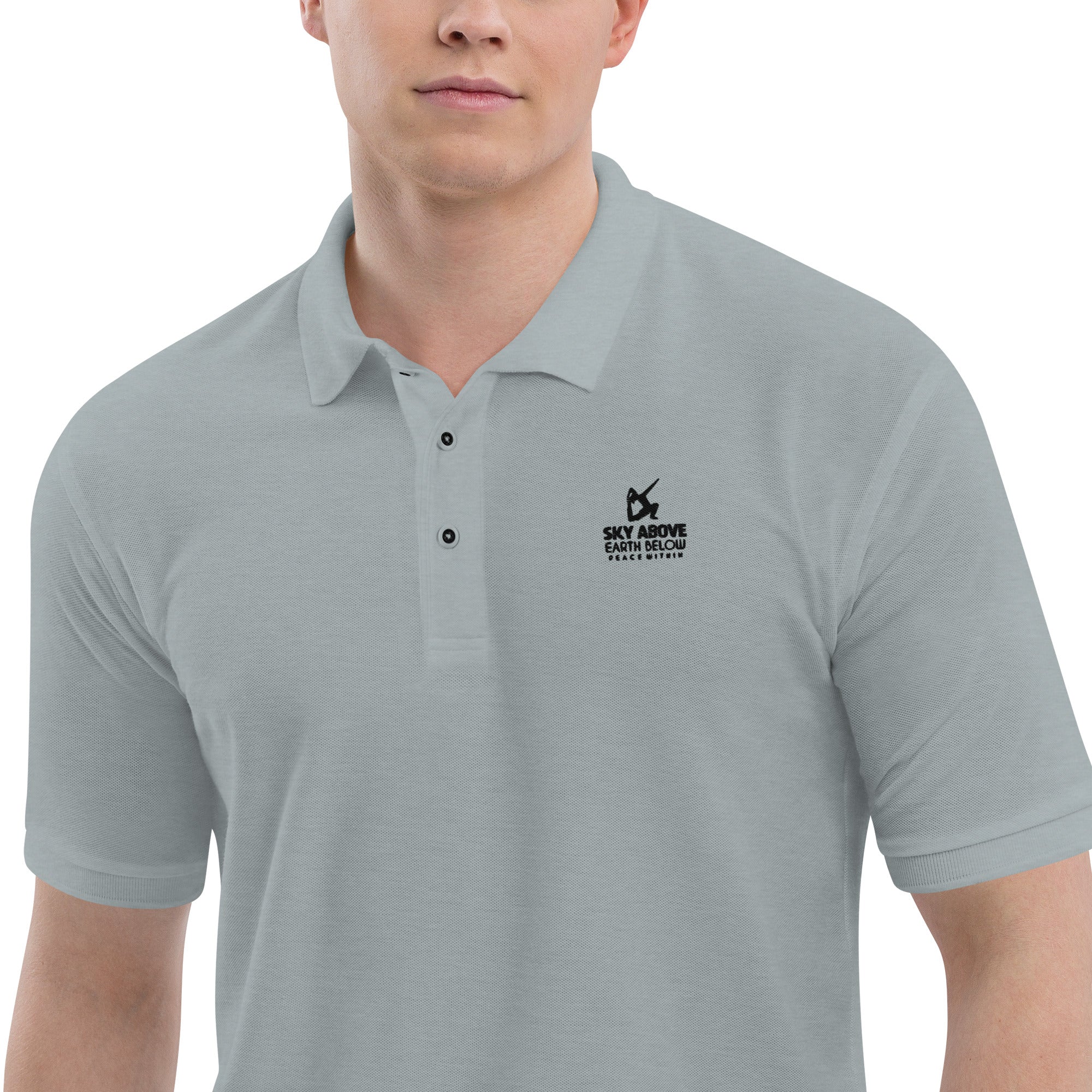 SKY ABOVE EARTH BELOW - Men's Premium Polo