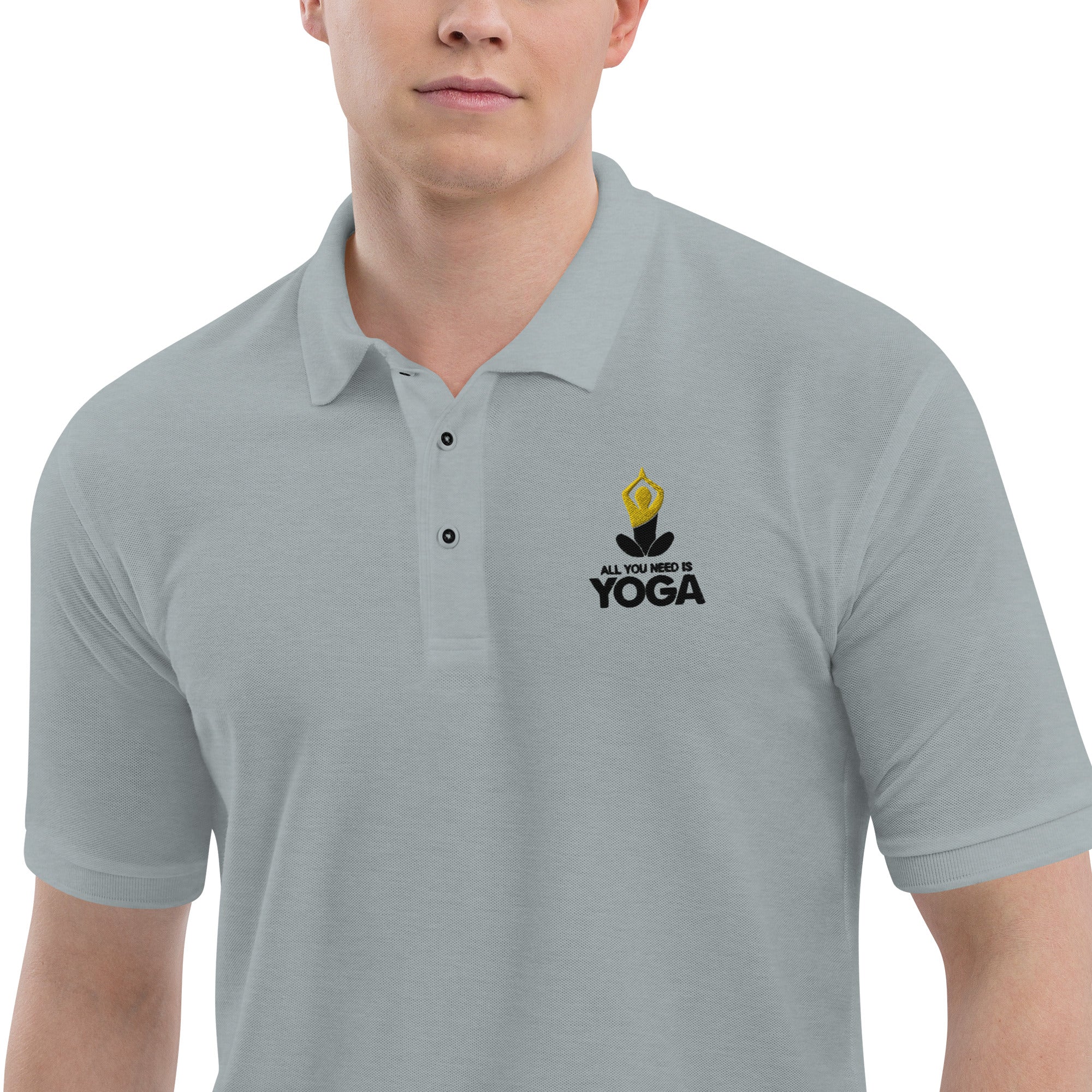 ALL YOU NEED IS YOGA - Men's Premium Polo